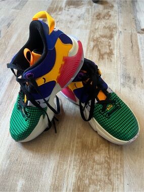 Nike Multicolor Sneakers - Green/Blue/Yellow/Pink